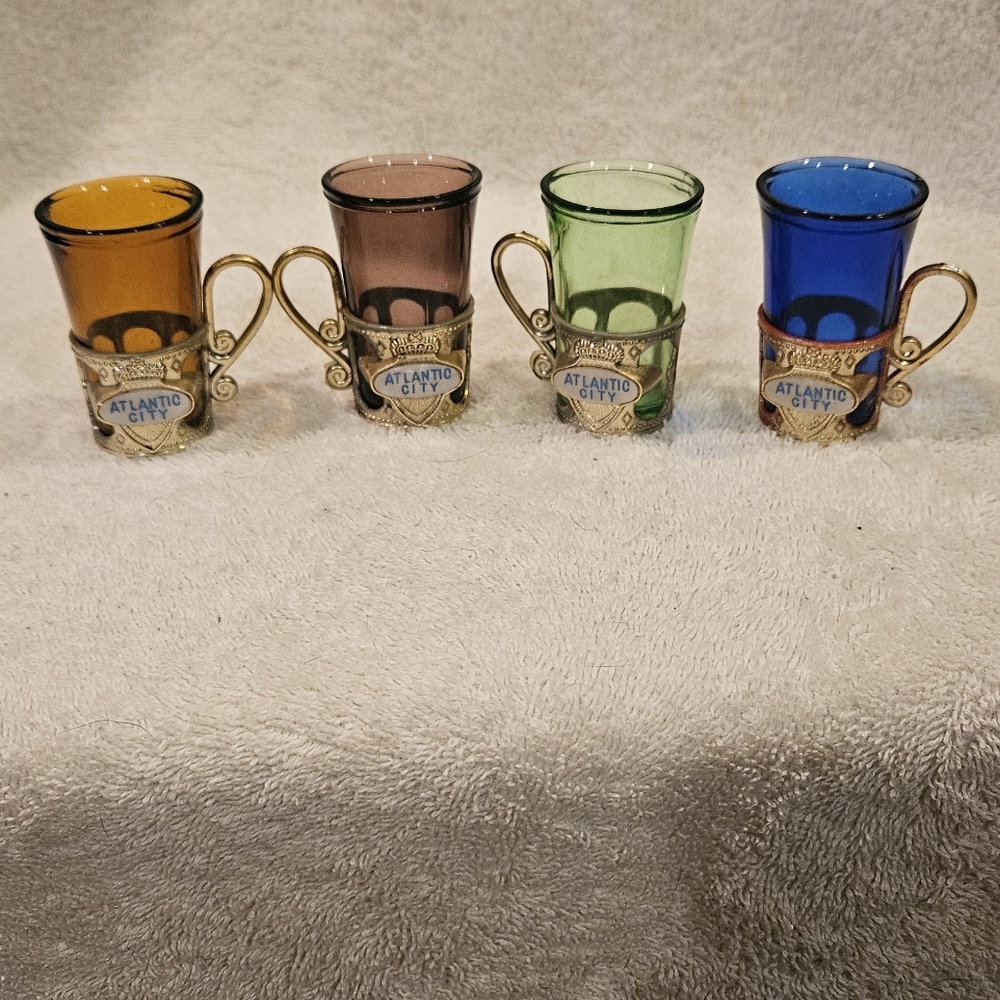 VINTAGE SHOT GLASSES- SET OF 4